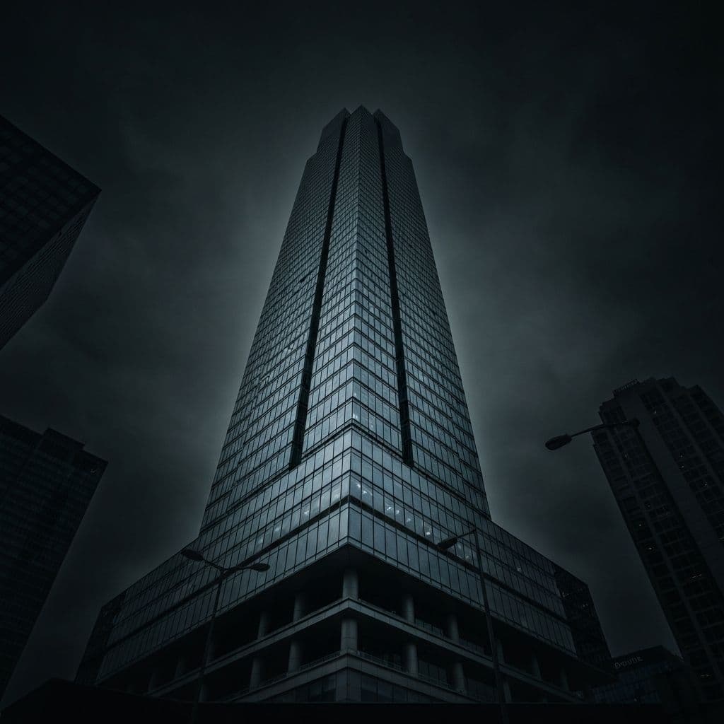 Modern glass skyscraper architecture